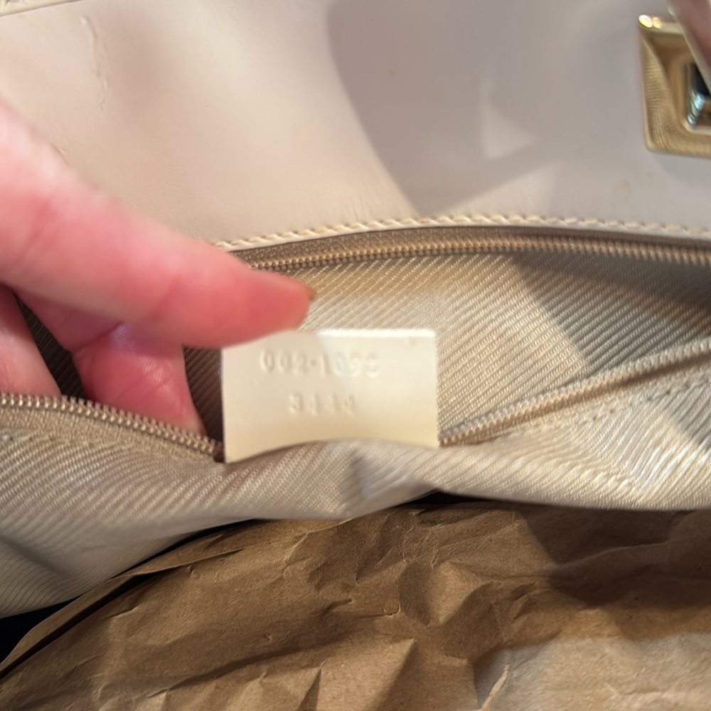 Gucci Guccissima Teal Canvas Tote - Picture 10 of 12